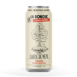 La Souche Simple de même rousse sans alcool - Ma Soif