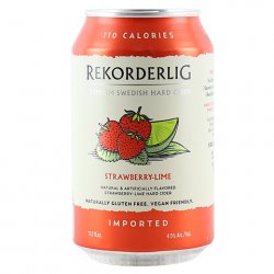 Rekorderlig Strawberry-Lime Cider - CraftShack