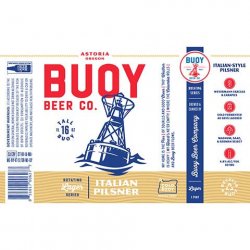 Buoy Beer Company Italian Pilsner