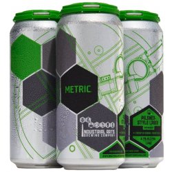 Industrial Arts Brewing Metric Pilsner 4 pack 16 oz. Can - Vine Republic