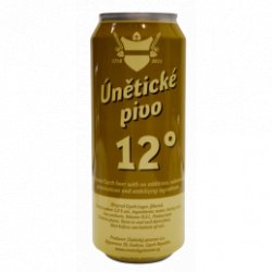 Únětické pivo 12° Pale Lager 500ml - Pivana CZ