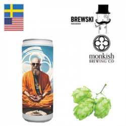 Brewski  Monkish - I´m Monk-Ish 330ml CAN - Drink Online - Drink Shop