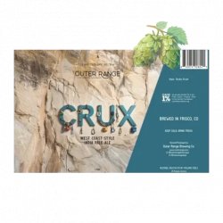 Outer Range Brewing Co. Crux