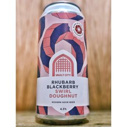 Vault City - Rhubarb Blackberry Swirl Doughnut - Dexter & Jones