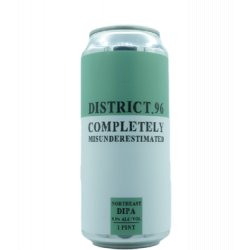 District 96 Brewing Co. Completely Misunderestimated - J&B Craft Drinks