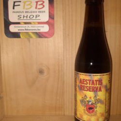 Aestatis reserva vintage 2014 - Famous Belgian Beer