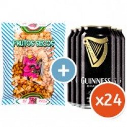 Guinness Pack 24 Latas y Frutos Secos - Yo pongo el hielo