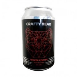 Crafty Bear Proper Porter - Craft Beers Delivered