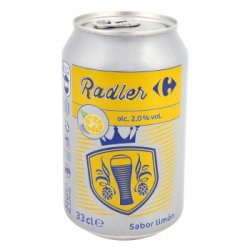 Cerveza Carrefour Radler con limón lata 33 cl - Carrefour España