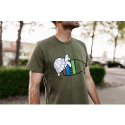 Vedett T-shirt 'Turtle' - Green - Vedett