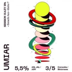 CZTERY ŚCIANY UMIAR  Session Hazy IPA  last minute przecena z 16,59 na 8,50 data 31.12.2025 - Sklep Impuls