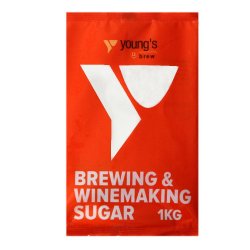 Sugar (Dextrose) for Brewing & Winemaking - 1kg - Youngs - Brewbitz Homebrew Shop