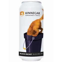 Kinnegar Black Bucket Can 440ML - Drink Store