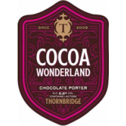 Thornbridge Cocoa Wonderland (Cask) - Pivovar