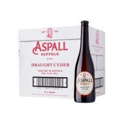 Aspall Draught Cyder Case 12x500ml - Dicey Reillys