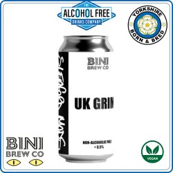 Bini Brew UK Grim AF Pale Ale - The Alcohol Free Drinks Company