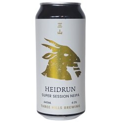 Three Hills Heidrun Super Session NEIPA 440ml (4%) - Indiebeer