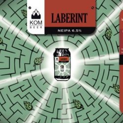 KOM Beer LABERINT neipa 6,5% - KOM Beer