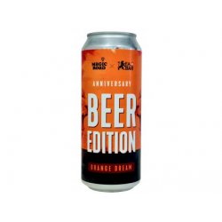 Magic RoadF.A.Bar - 18°Anniversary Beer Edition - ORANGE DREAM 500ml can 5,2% alc. - Beer Butik