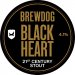 BrewDog Black Heart 50L Keg 