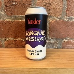 Yonder Brewing Basque Cheesecake