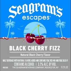 Seagram’s Escapes Black Cherry Fizz