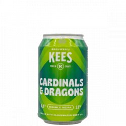 KEES X Cloudwater  Cardinals & Dragons - Rebel Beer Cans