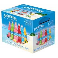 Seagram's Coolers Escapes 12 Bottle Variety Pack 12 pack 12 oz. Bottle - Kelly’s Liquor