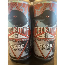 Definitive Brewing Company Gaze Red Ale 4 pack 16 oz. Can - Petite Cellars