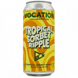 Vocation X Funky Fluid – Tropical Sorbet Ripple - Rebel Beer Cans