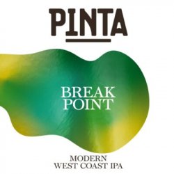 Pinta  Break Point  Modern West Coast IPA - Browarium