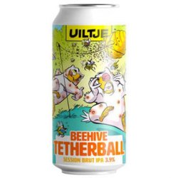 Uiltje Beehive Tetherball Session Brut IPA 440ml - The Beer Cellar