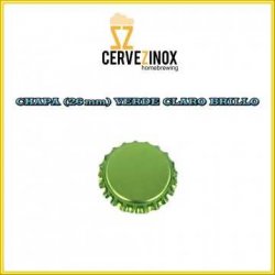 Chapa (26 mm) Verde Claro Brillo - Cervezinox