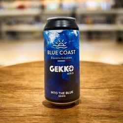 GEKKO W BLUE COAST INTO THE BLUE NEIPA LATA 440 ML - Hidden Beers