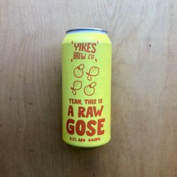 Yikes - Raw Gose 4.5% (440ml) - Beer Zoo