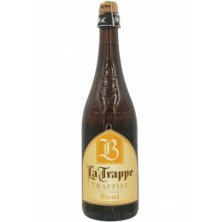 La Trappe Blond 6,5% 75cl - Brygshoppen