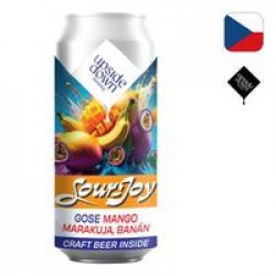 Upside Down Sour Joy: Gose Mango, Marakuja, Banán