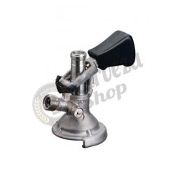 Acoplador tipo A rosca 58GAS- 58GAS con Valvula 60PSi - Cervezashop