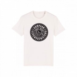 Kompaan “Levensgenieter” T-shirt White - KOMPAAN Dutch Craft Beer Company