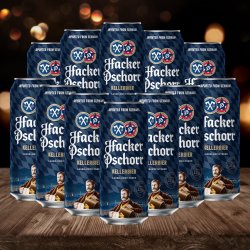 Hacker Pschorr Kellerbier German Lager 500ml Cans – 5.5% ABV (12 Pack) - Beerhunter