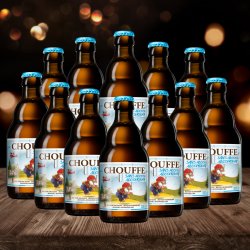 Brasserie D'achouffe CHOUFFE Belgian Alcohol-Free Blonde Ale 330ml Bottles - ABV 0.4% (12 Pack) - Beerhunter