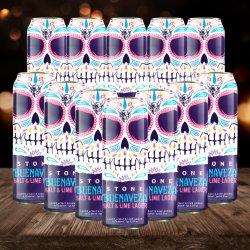 Stone Brewing American Buenaveza Salt &amp; Lime Lager 568ml Cans - 4.70% ABV (12 Pack) - Beerhunter