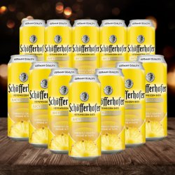 Schöfferhofer Pineapple German Low Alcohol Beer - 2.5% ABV (12 Pack) - Beerhunter