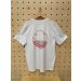 Cloudwater Unisex T-Shirt - White with Fuzzy logo 