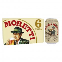 Birra Moretti 6 Pack 33cl Cans - Molloys