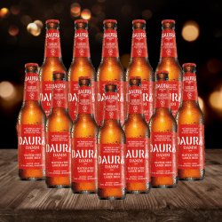 Estrella Daura Gluten Free Lager 330ml Bottles 5.4% ABV (12 Pack) - Beerhunter