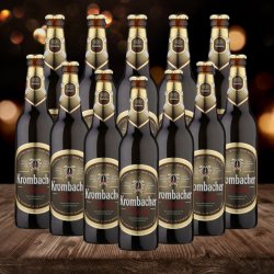 Krombacher Dunkel Dark German Lager 500ml Bottles (12 Pack) - 4.7% ABV - Beerhunter