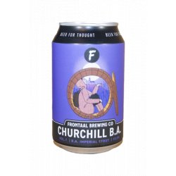 Frontaal x Halve Tamme  Churchill B.A. - Brother Beer