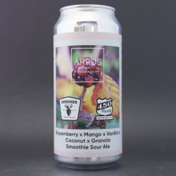 Ārpus Brewing Co. Ārpus X Drekker X 450 North Boysenberry X Mango X Vanilla X Coconut X Granola Smoothie Sour Ale