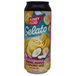 Funky Fluid Gelato: Banana, Mango & Coconut Lassi Funky Fluid Gelato: Banana, Mango & Coconut Lassi